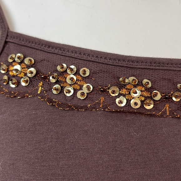 BEAD EMBELLISHED ANGORA SHRUG WITH CAMISOLE - Picture 10 of 14